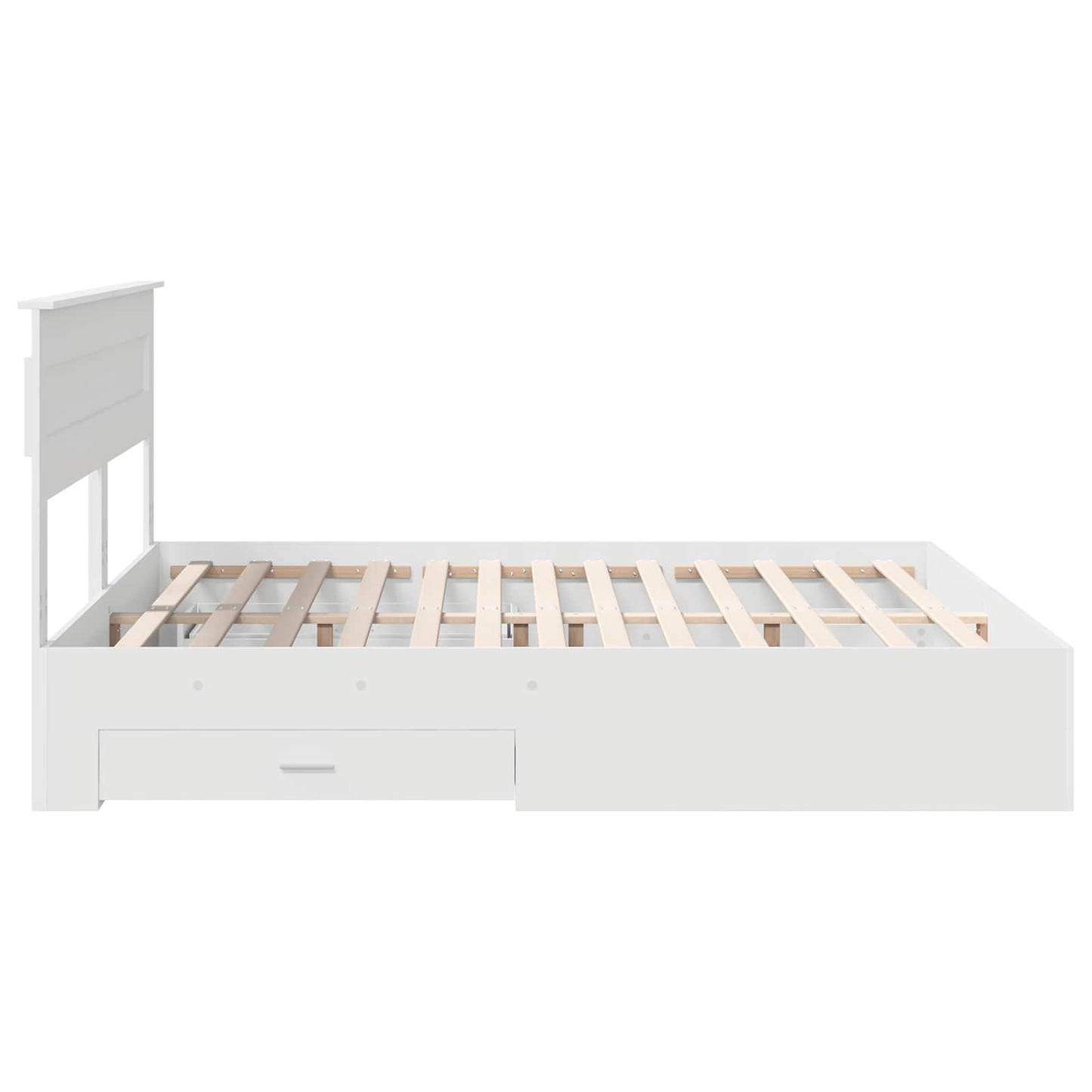 Bedframe met lade met hoofdeinde met opslag Bewerkt hout