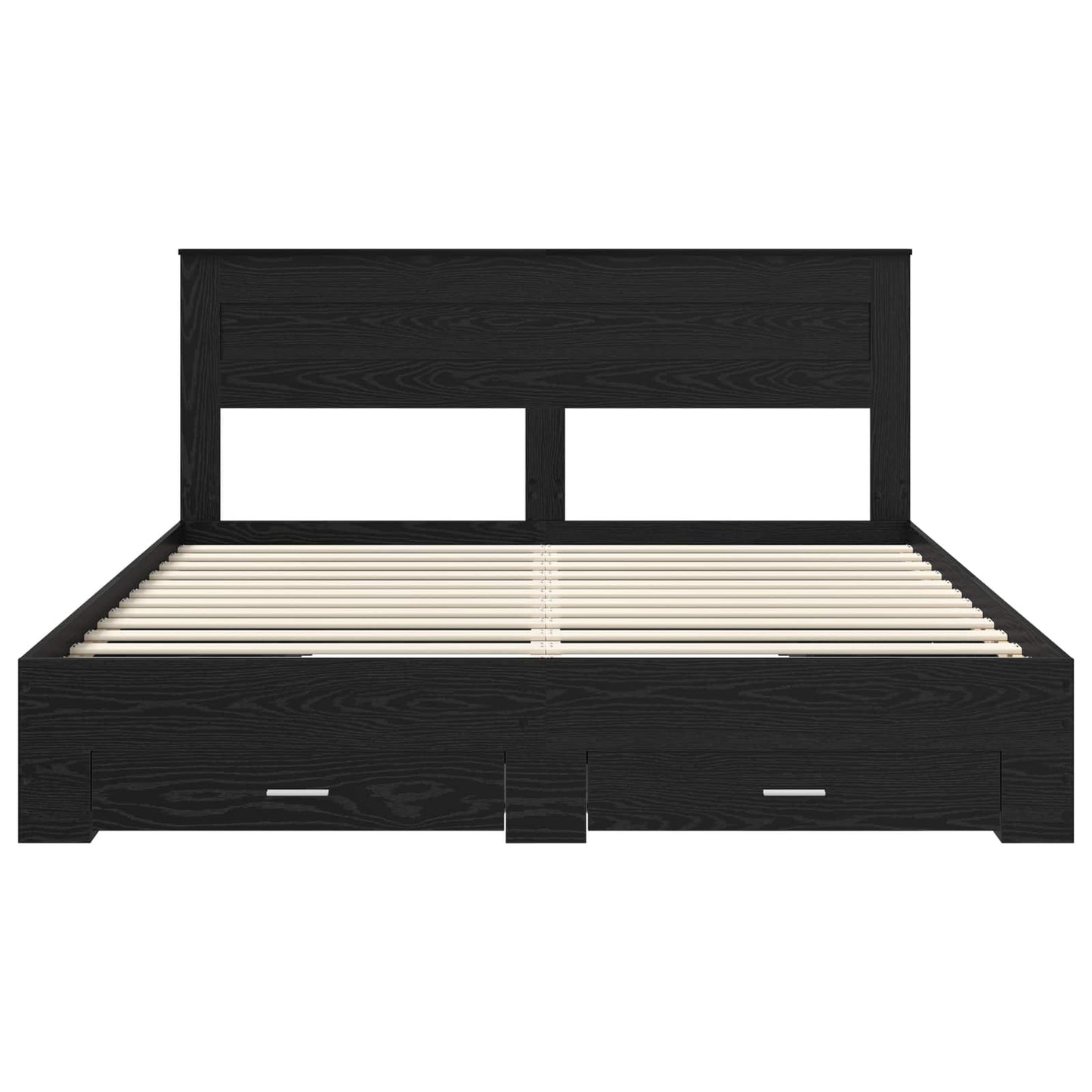 Bedframe met lade met hoofdeinde met opslag Bewerkt hout