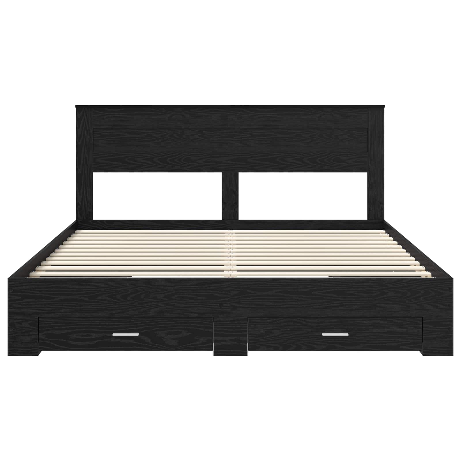 Bedframe met lade met hoofdeinde met opslag Bewerkt hout