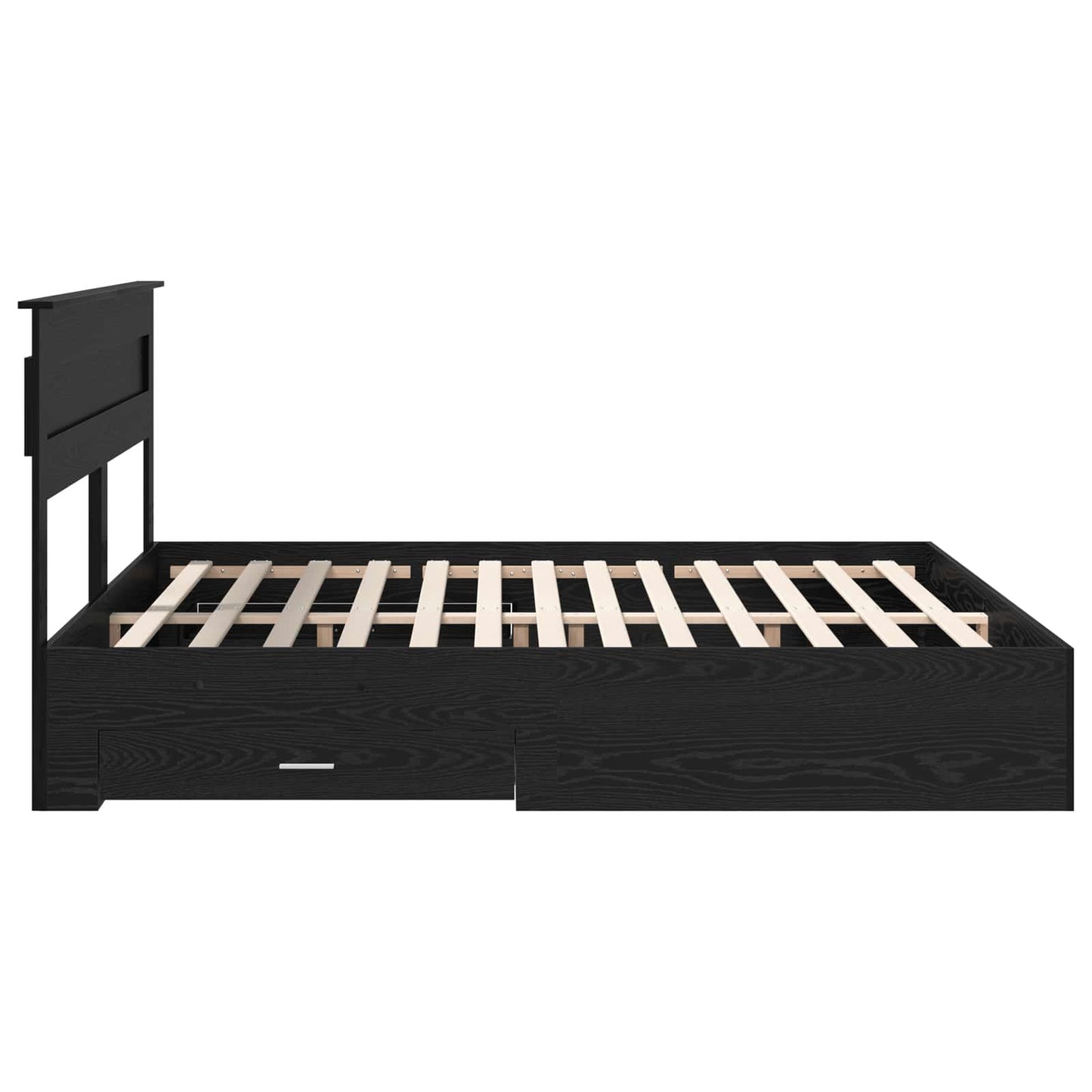 Bedframe met lade met hoofdeinde met opslag Bewerkt hout