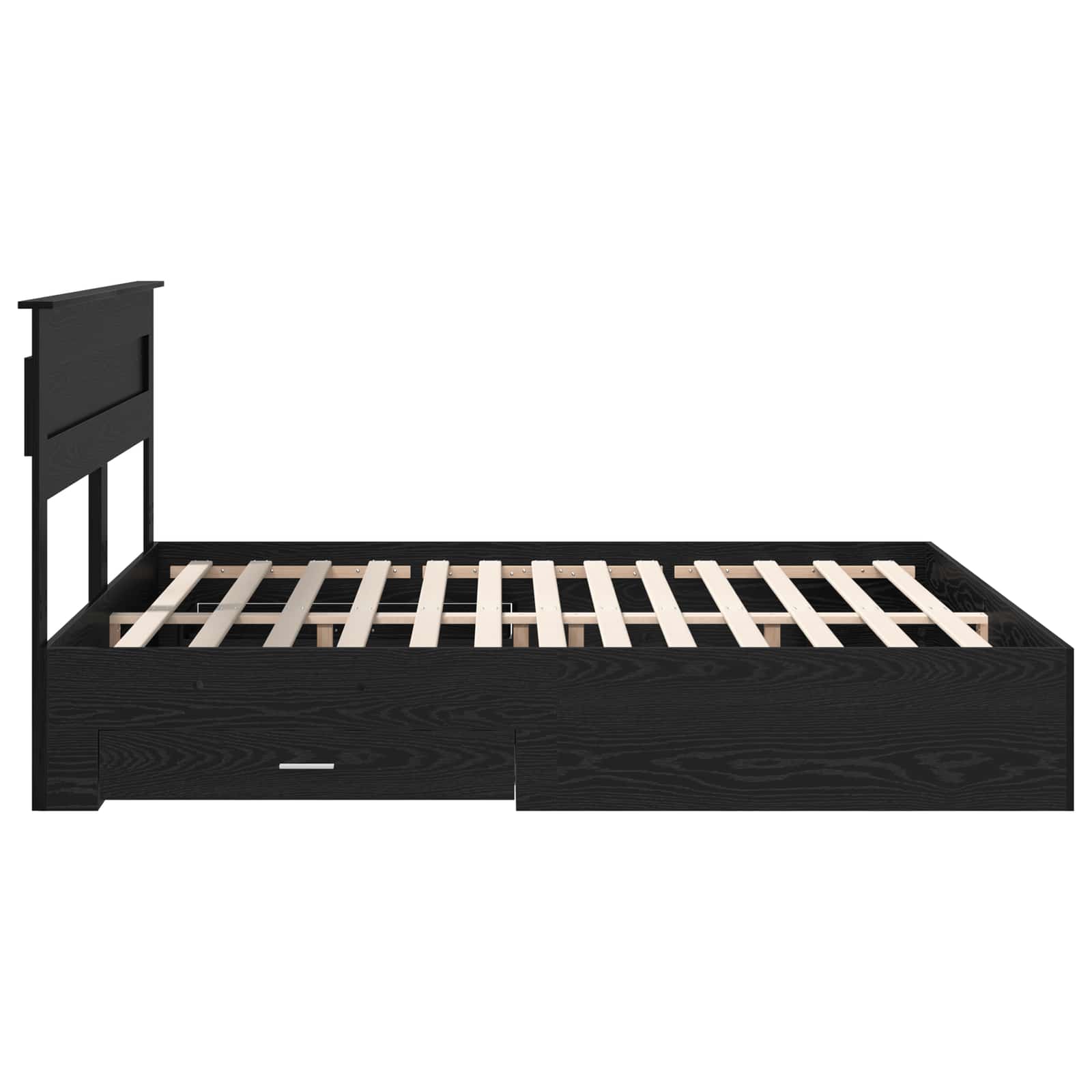 Bedframe met lade met hoofdeinde met opslag Bewerkt hout