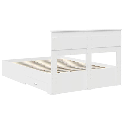Bedframe met lade met hoofdeinde met opslag Bewerkt hout