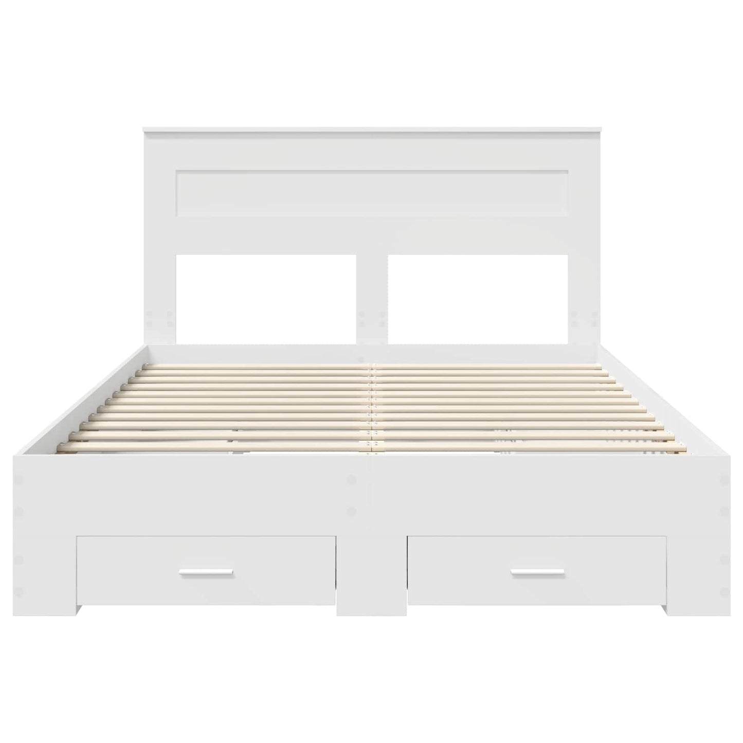 Bedframe met lade met hoofdeinde met opslag Bewerkt hout