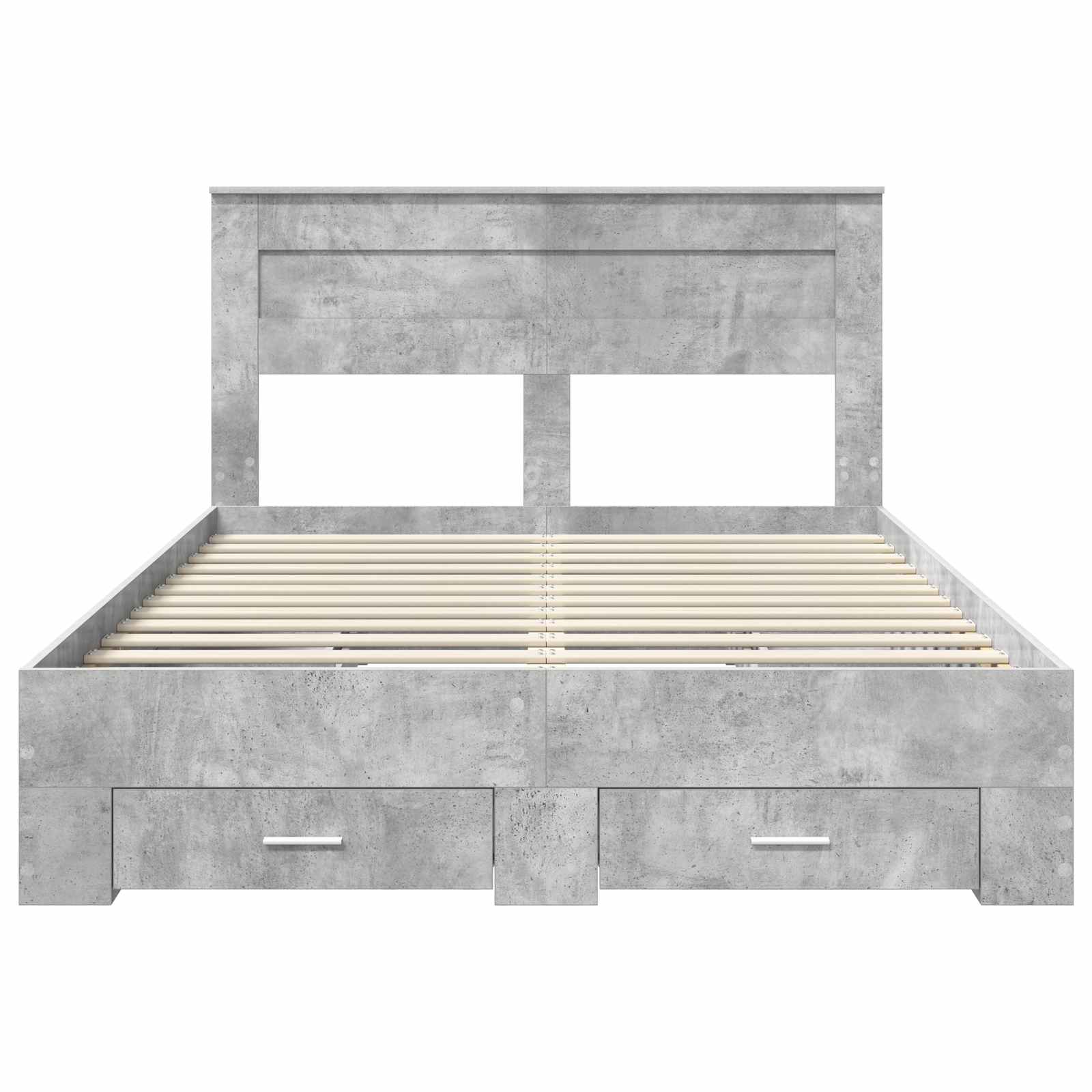 Bedframe met lade met hoofdeinde met opslag Bewerkt hout
