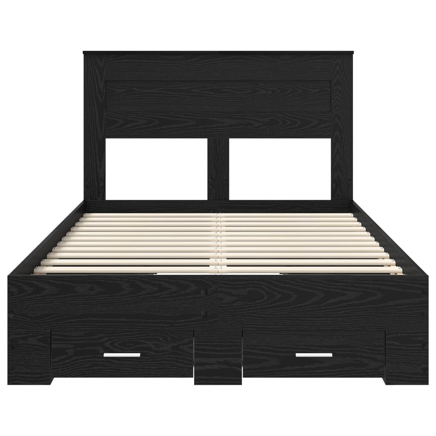 Bedframe met lade met hoofdeinde met opslag Bewerkt hout