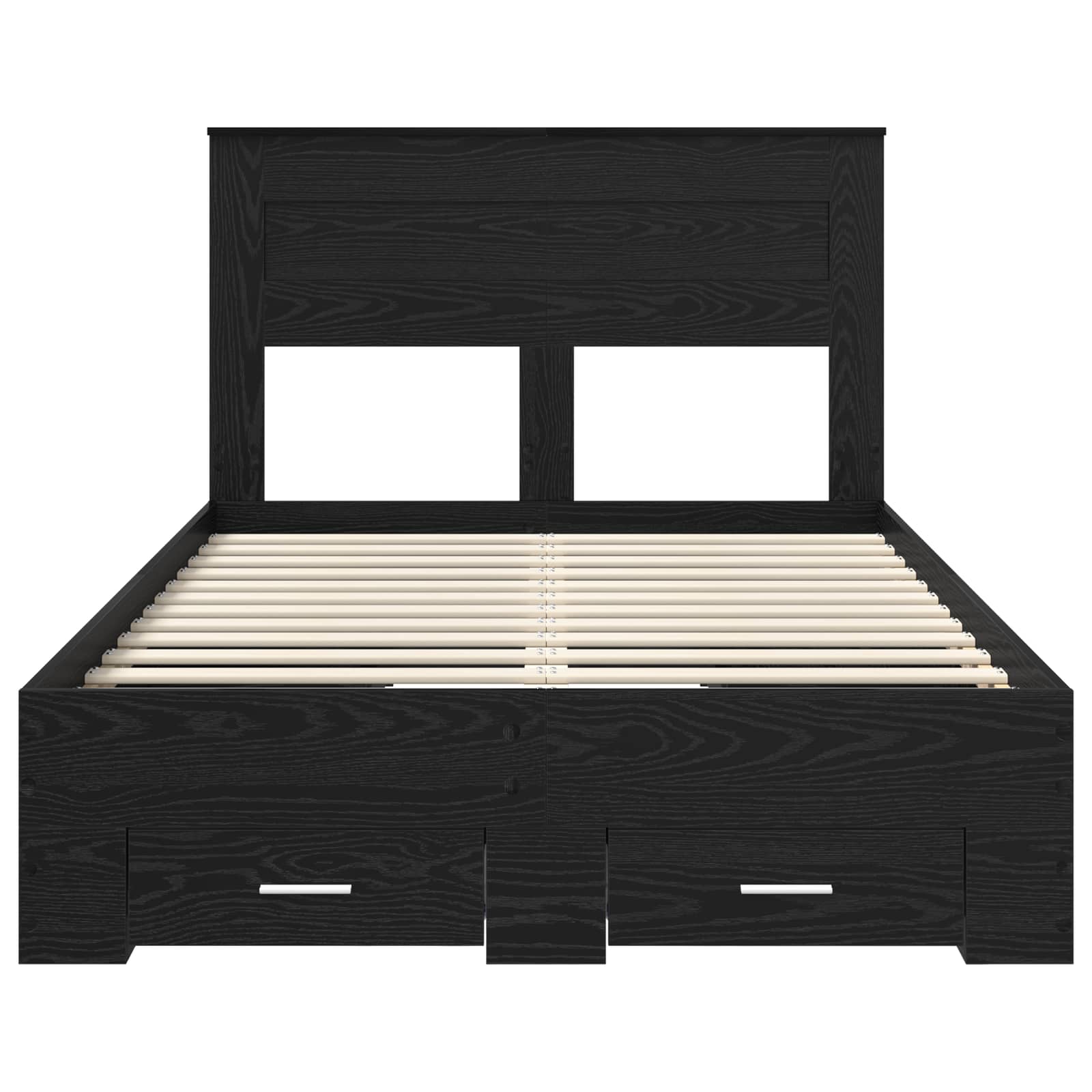 Bedframe met lade met hoofdeinde met opslag Bewerkt hout