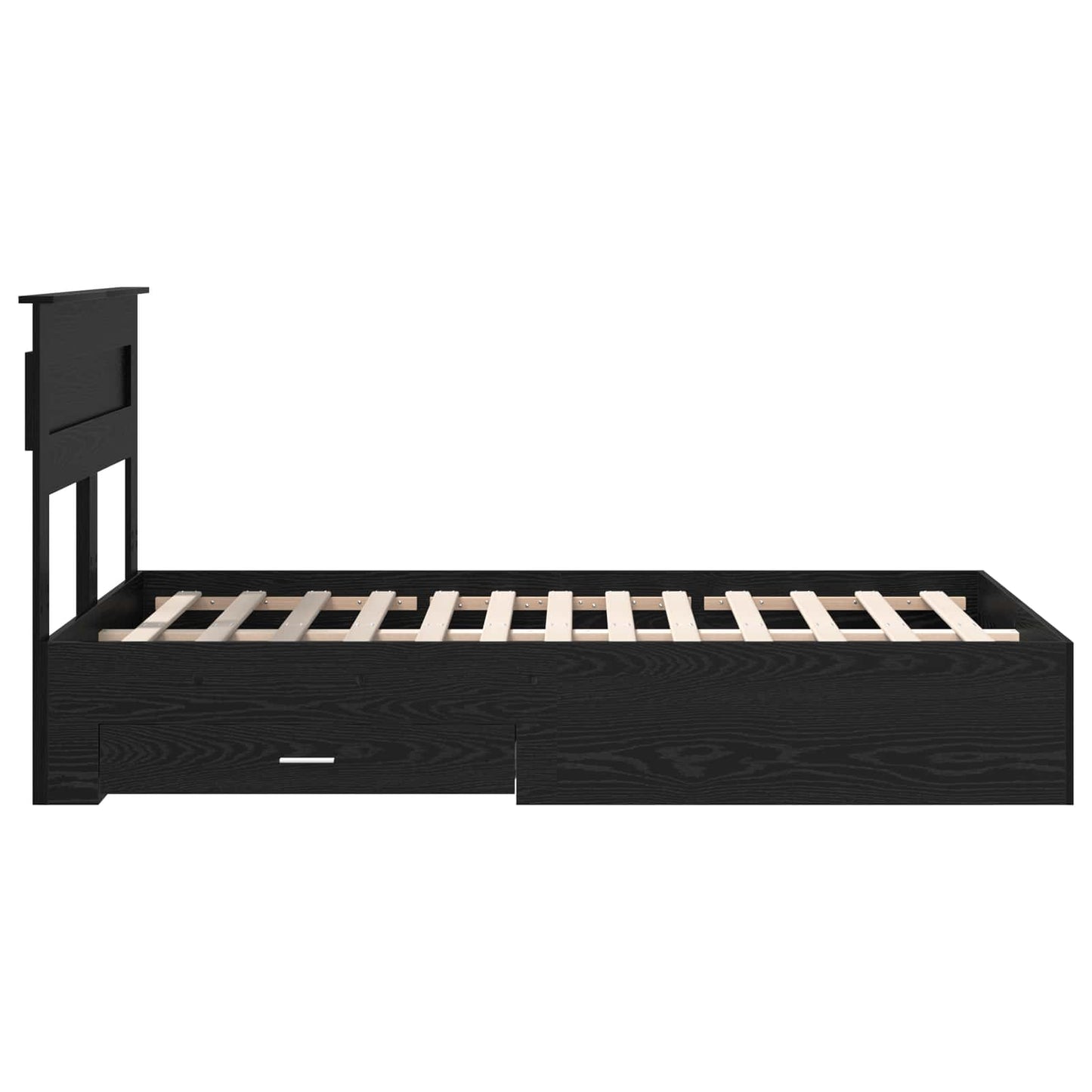 Bedframe met lade met hoofdeinde met opslag Bewerkt hout