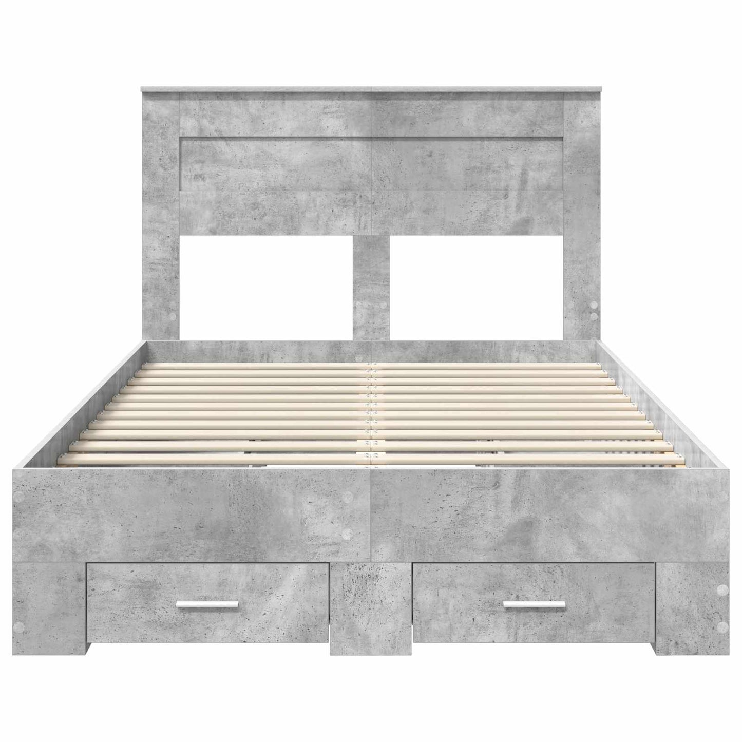 Bedframe met lade met hoofdeinde met opslag Bewerkt hout