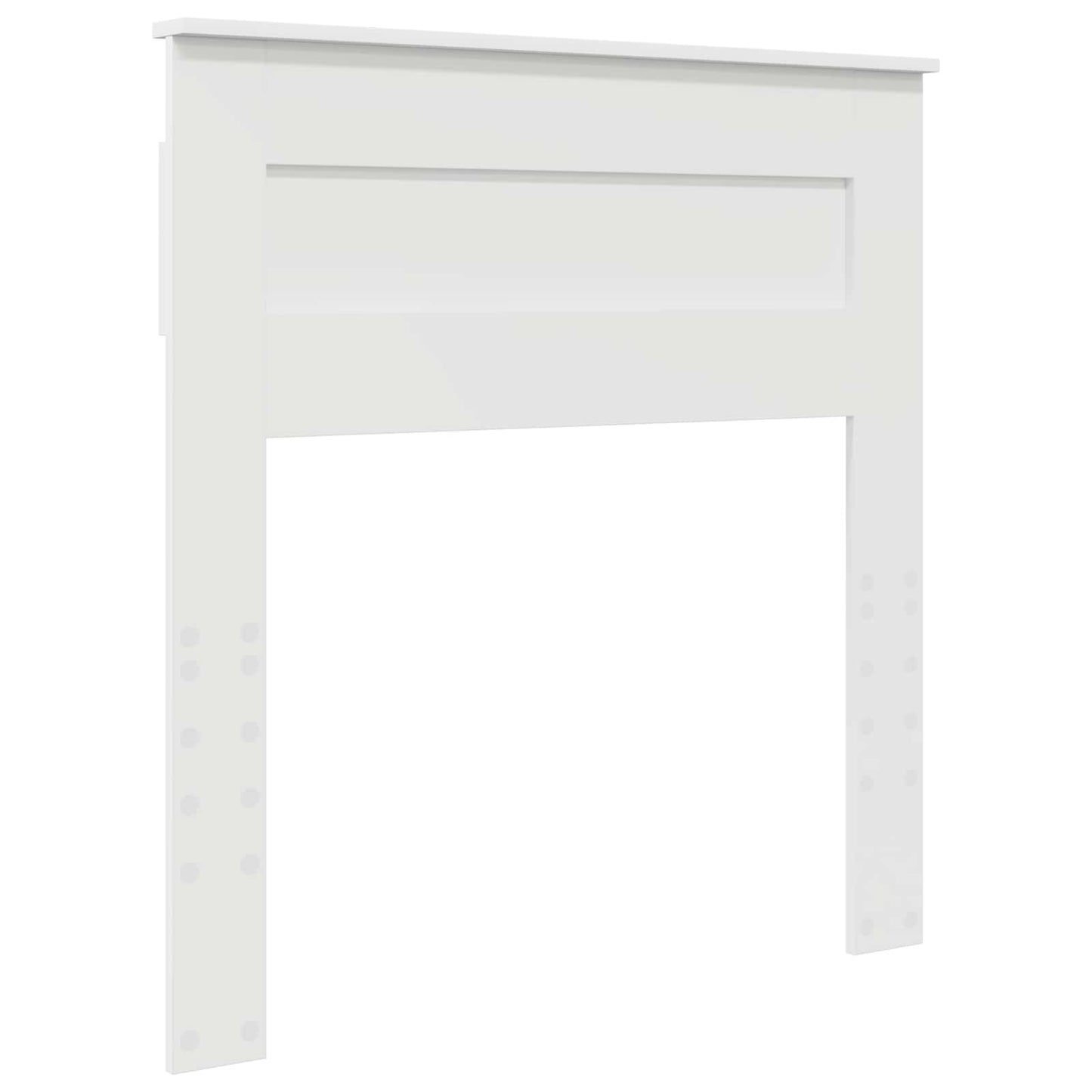 Bedframe met hoofdeinde met lade Wit 90 x 190 cm Bewerkt hout