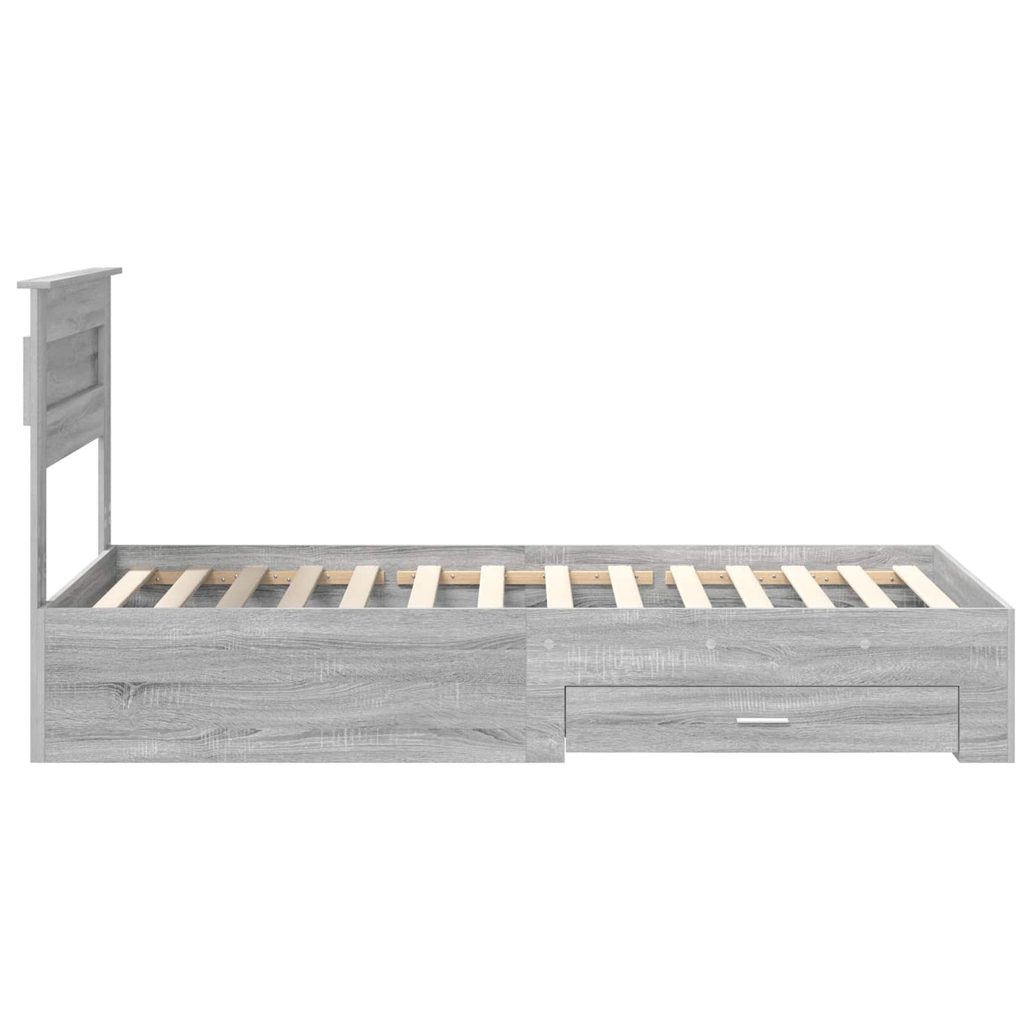 Bedframe met lade met hoofdeinde met opslag Bewerkt hout