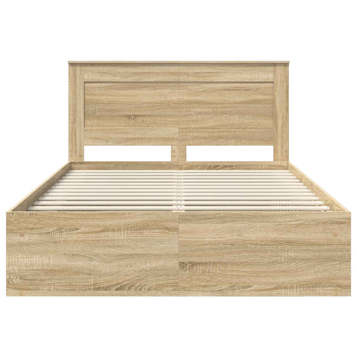 Bedframe met hoofdeinde Sonoma 140 x 190 cm Massief grenenhout