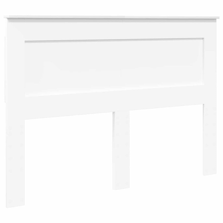 Bedframe met hoofdeinde Zwart 140 x 190 cm Massief grenenhout