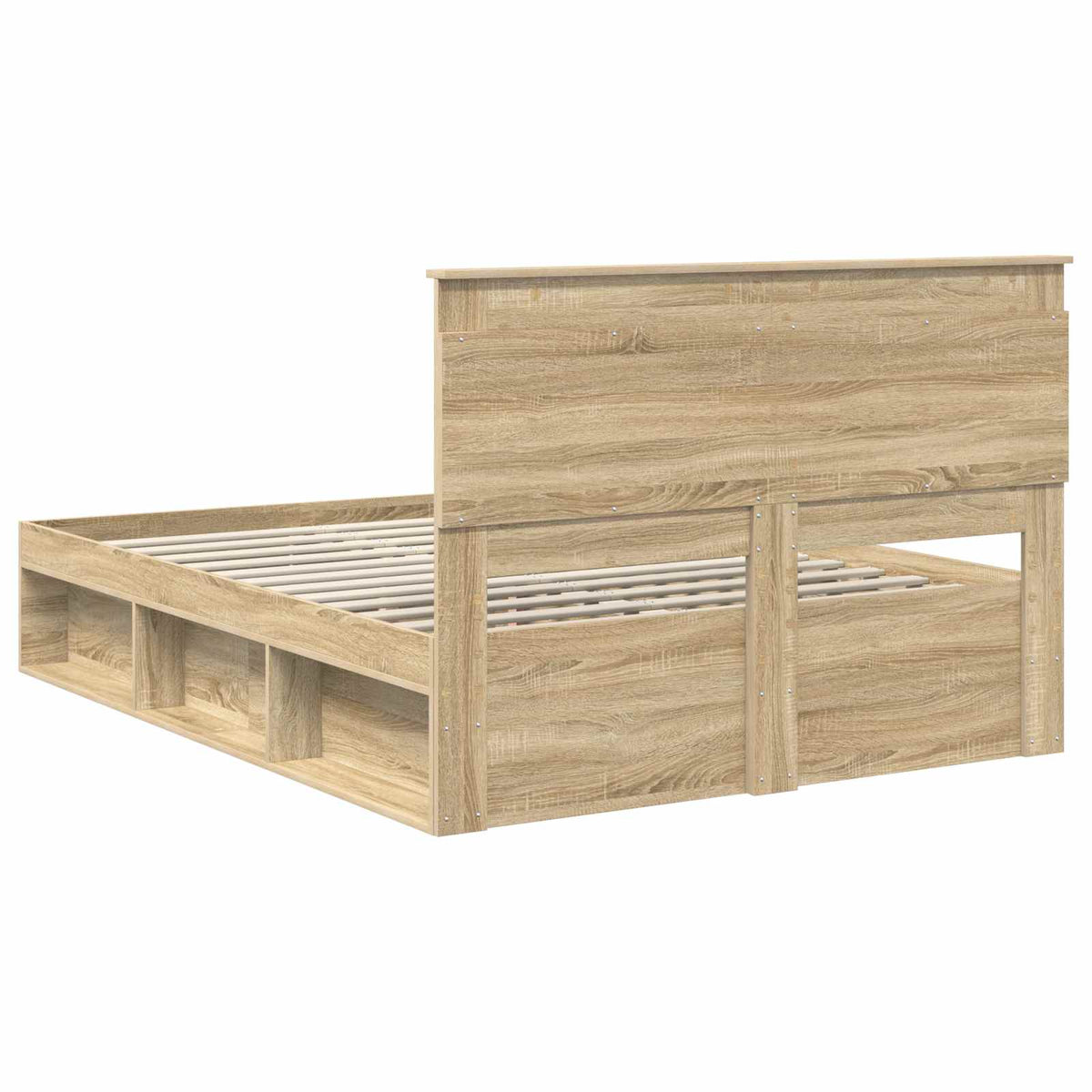 Bedframe met hoofdeinde Sonoma 140 x 200 cm Massief grenenhout