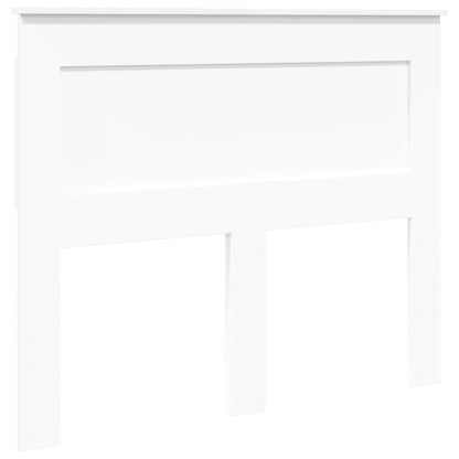 Bedframe met hoofdeinde Wit 120 x 190 cm Massief grenenhout