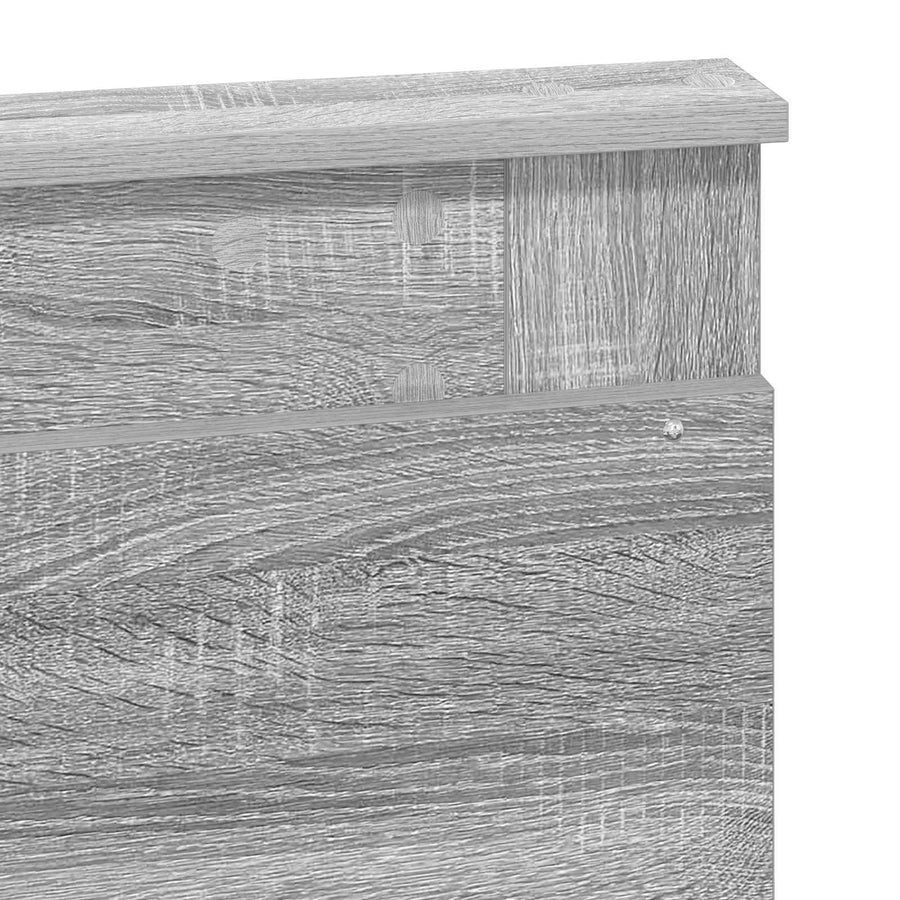 Bedframe Grijs Sonoma 120 x 200 cm Massief grenenhout