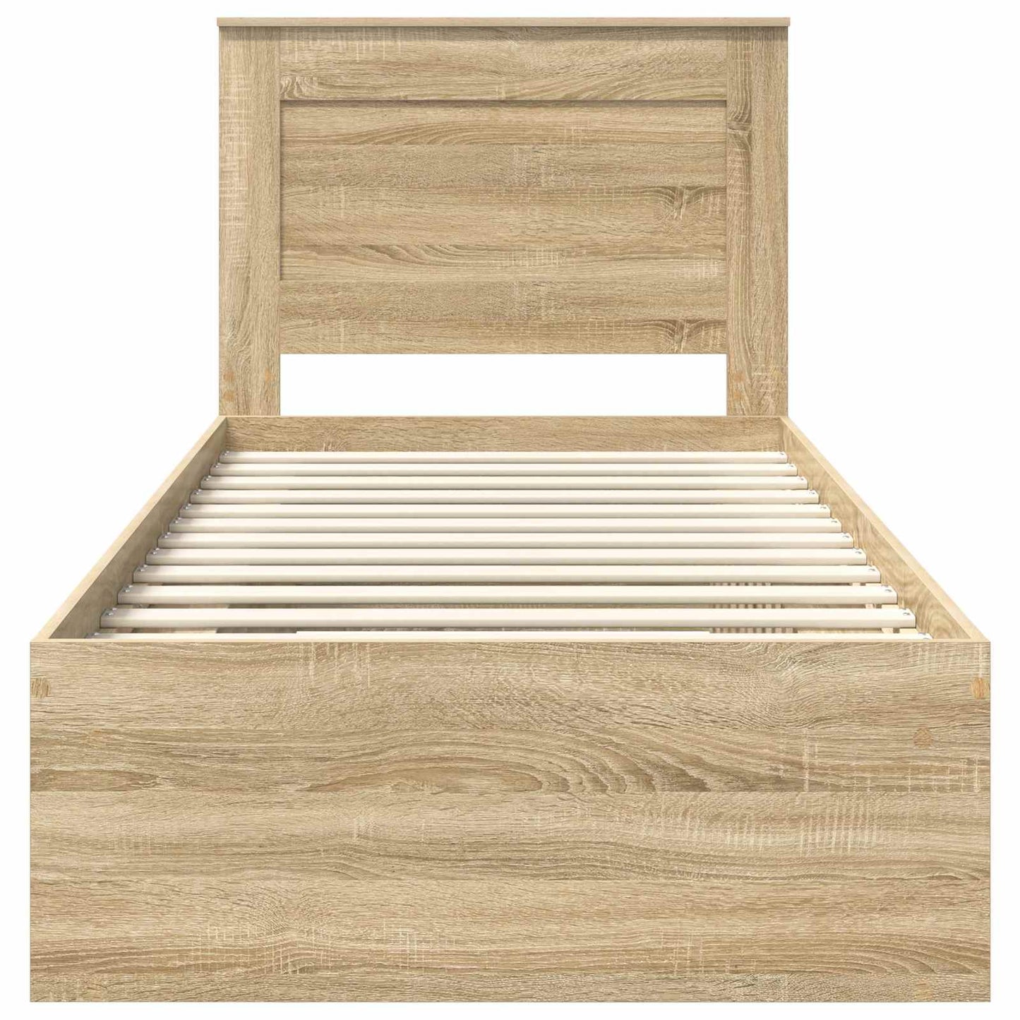 Bedframe met hoofdeinde Sonoma 100 x 200 cm Massief grenenhout