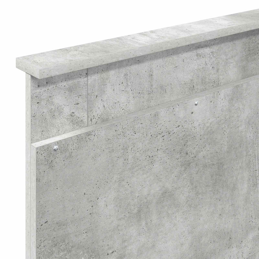 Bedframe Concerte Grijs 100 x 200 cm Massief grenenhout