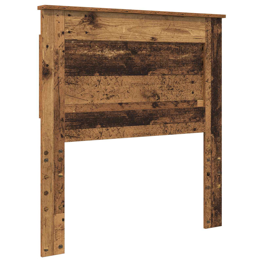 Bedframe met hoofdeinde Oudhout 100 x 200 cm Massief grenenhout