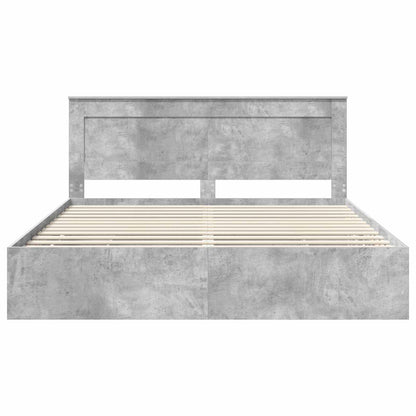 Bedframe met lade Beton Grijs 180 x 200 cm Ingenieurshout