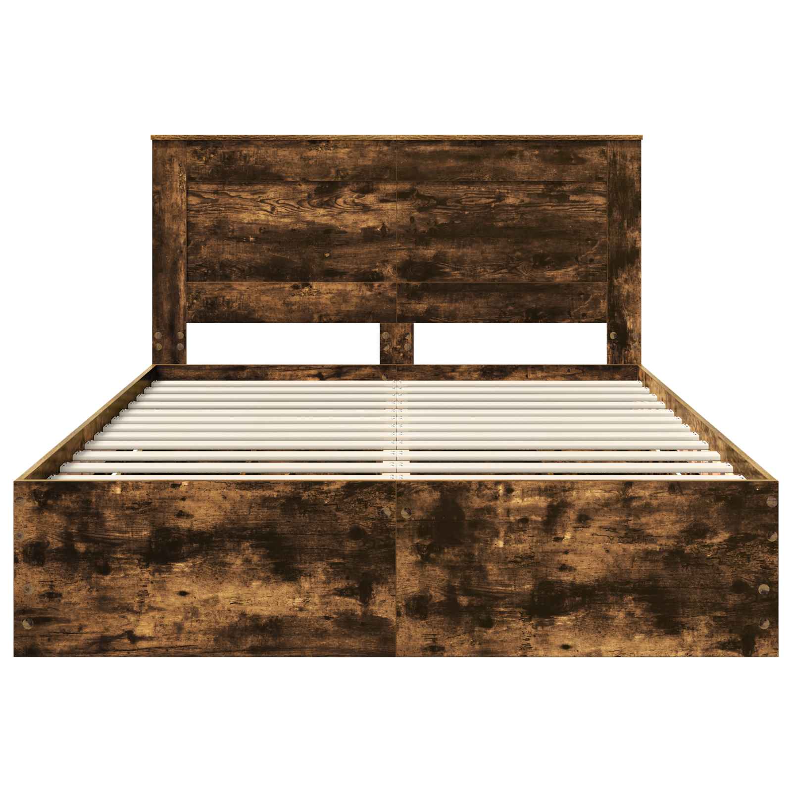 Bedframe met lade Gerookt eiken 150 x 200 cm Ingenieurshout
