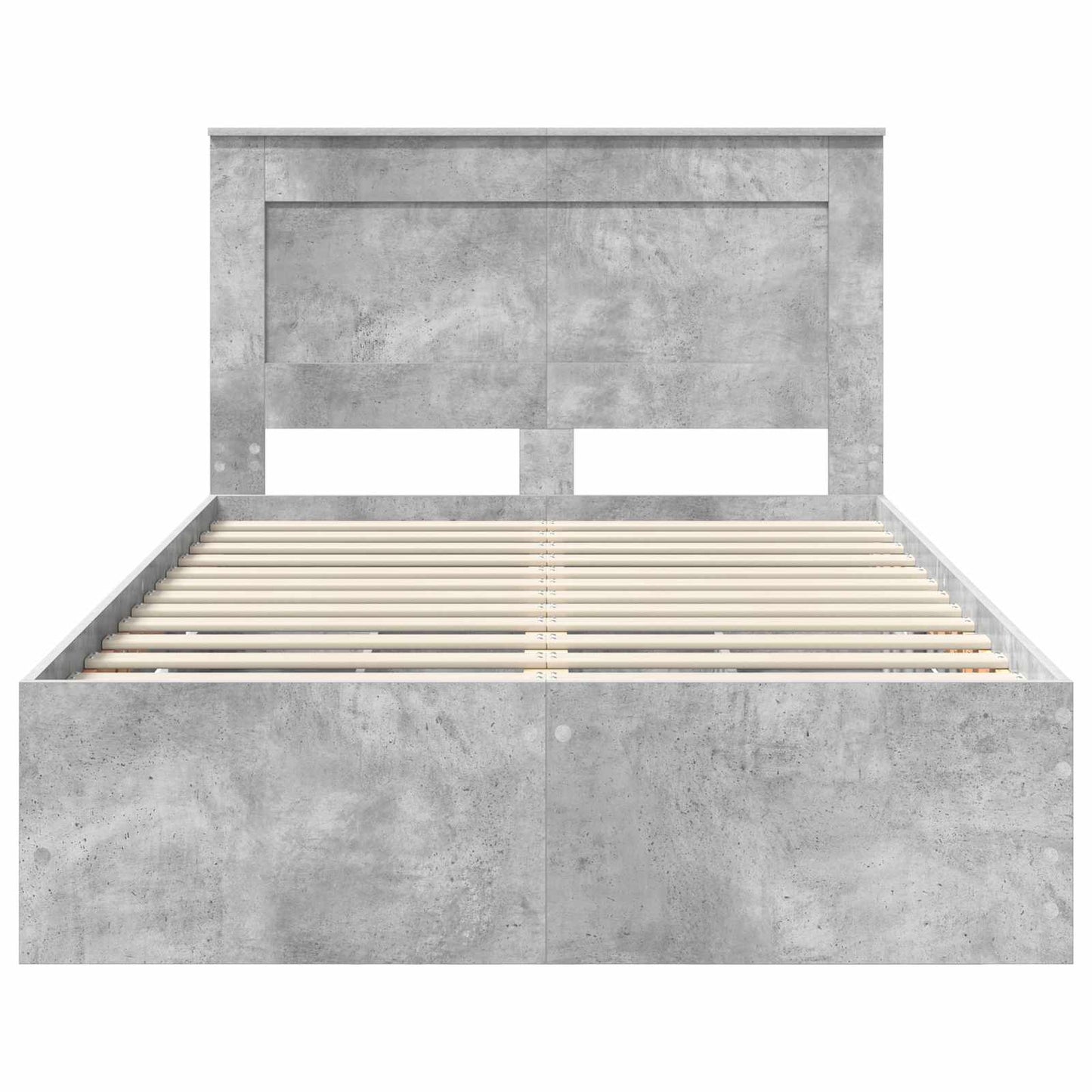 Bedframe met lade Beton Grijs 135 x 190 cm Ingenieurshout