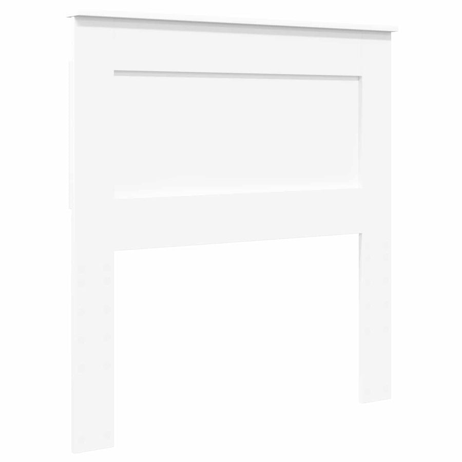 Bedframe met lade met hoofdeinde Wit 75 x 190 cm Ingenieurshout