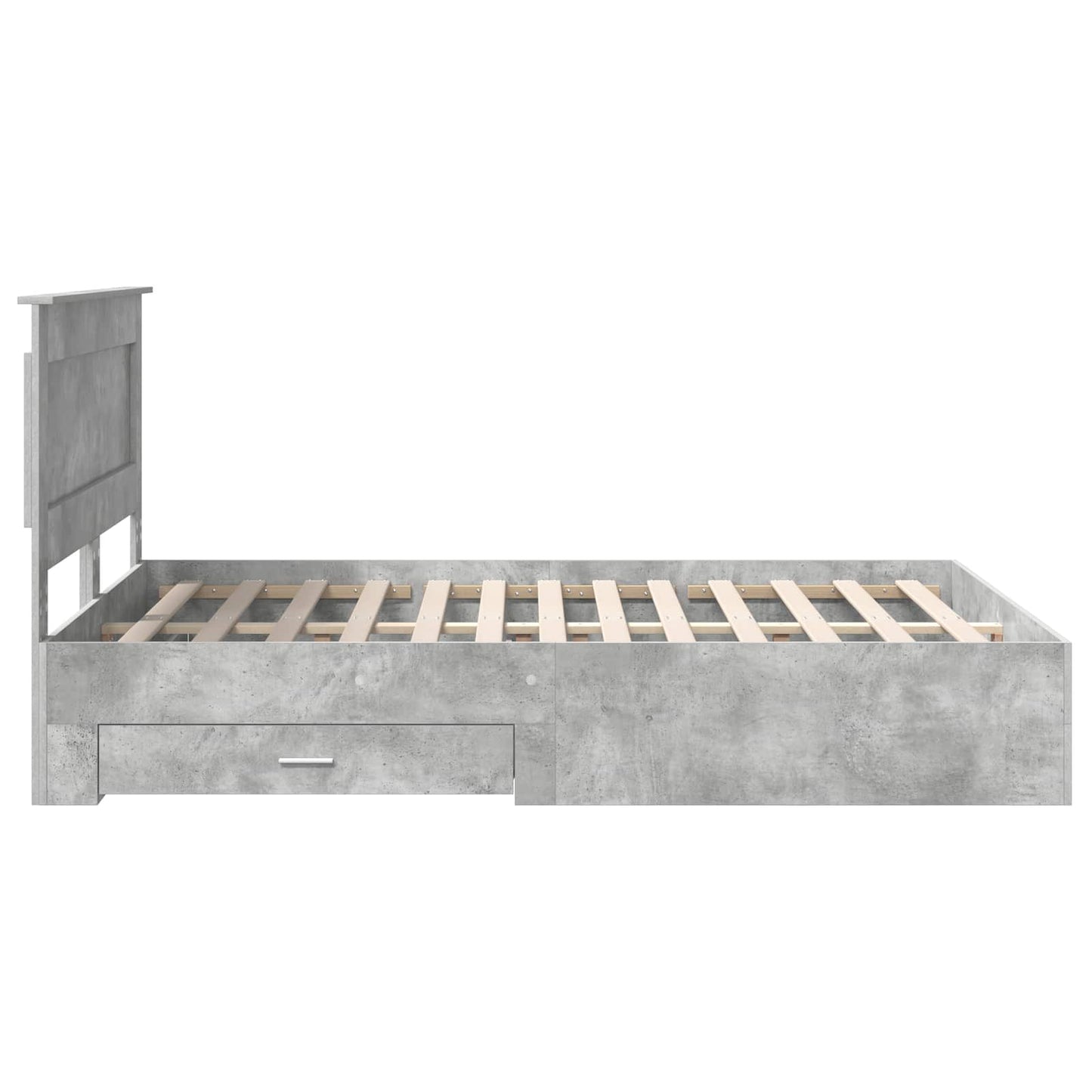 Bedframe met lade met hoofdeinde met opslag Bewerkt hout