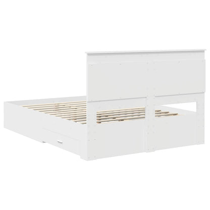 Bedframe met lade met hoofdeinde met opslag Bewerkt hout