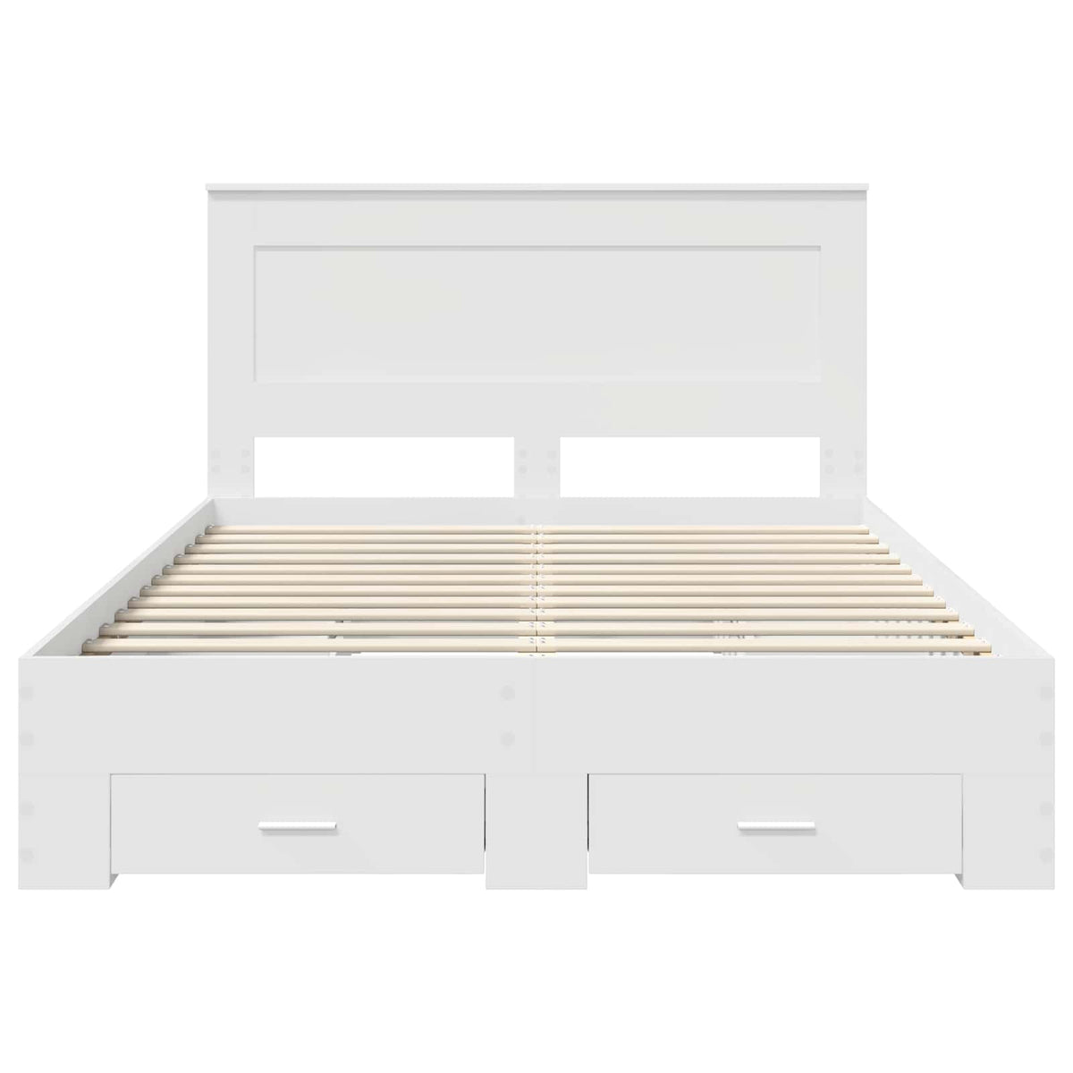Bedframe met lade met hoofdeinde met opslag Bewerkt hout