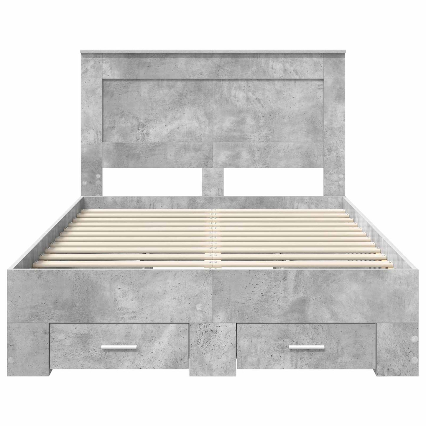 Bedframe met lade met hoofdeinde met opslag Bewerkt hout