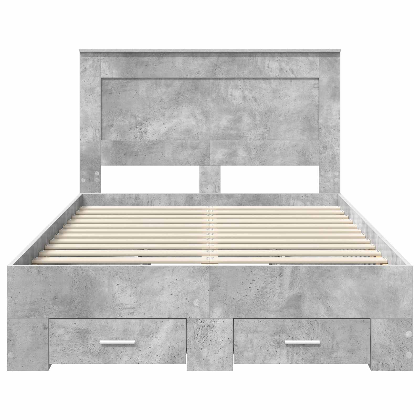 Bedframe met lade met hoofdeinde met opslag Bewerkt hout