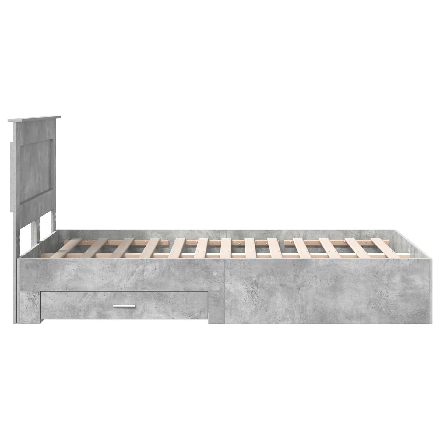 Bedframe met lade met hoofdeinde met opslag Bewerkt hout