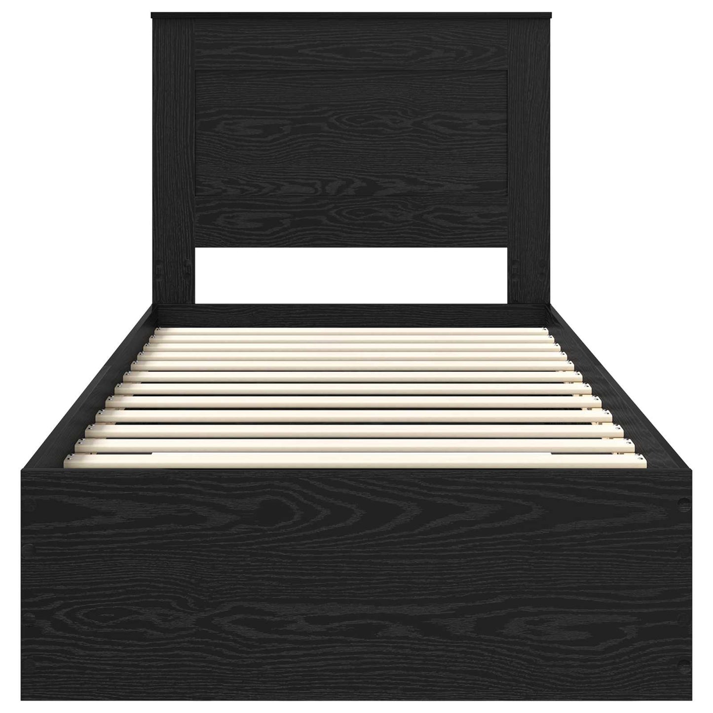 Bedframe met lade met hoofdeinde met opslag Bewerkt hout