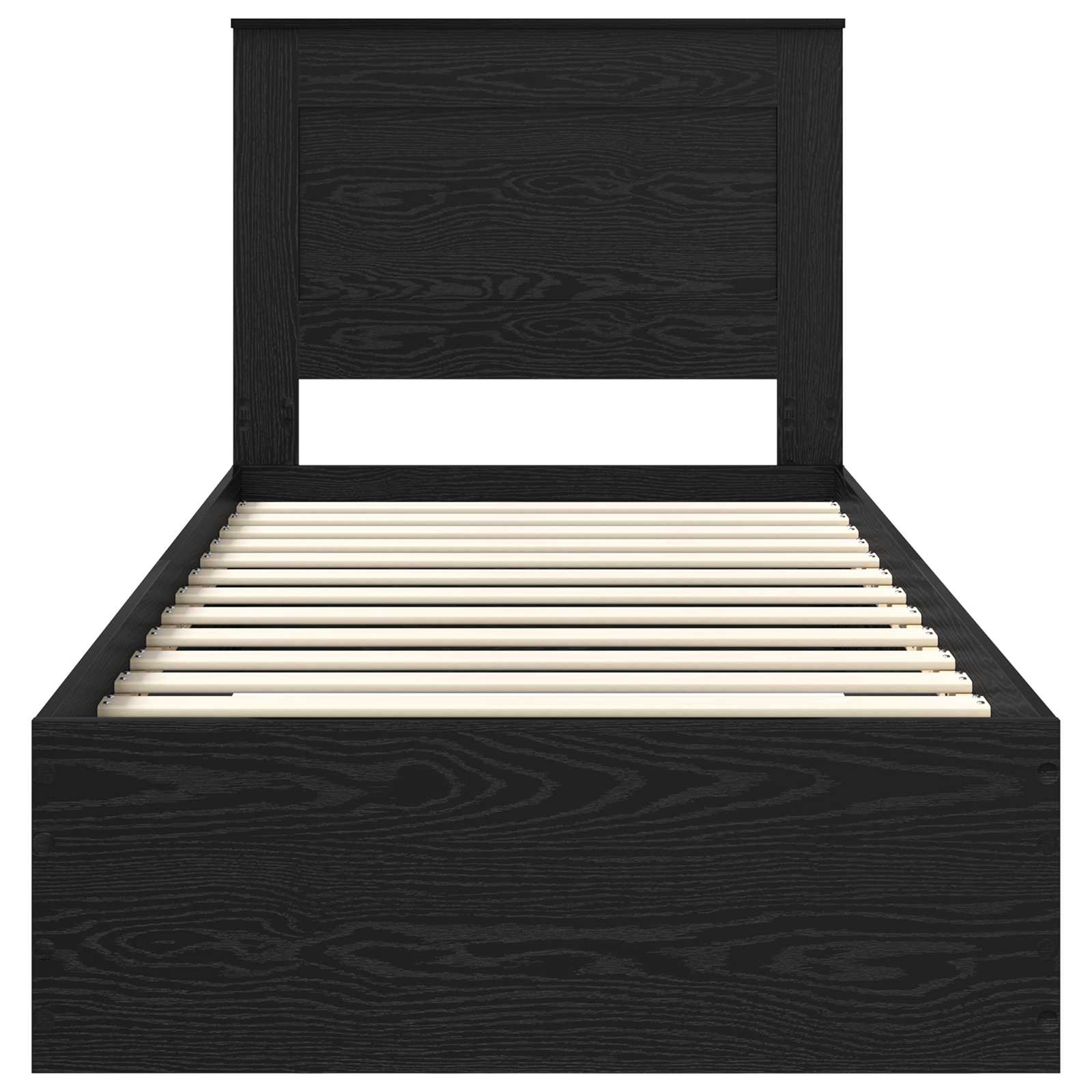Bedframe met lade met hoofdeinde met opslag Bewerkt hout