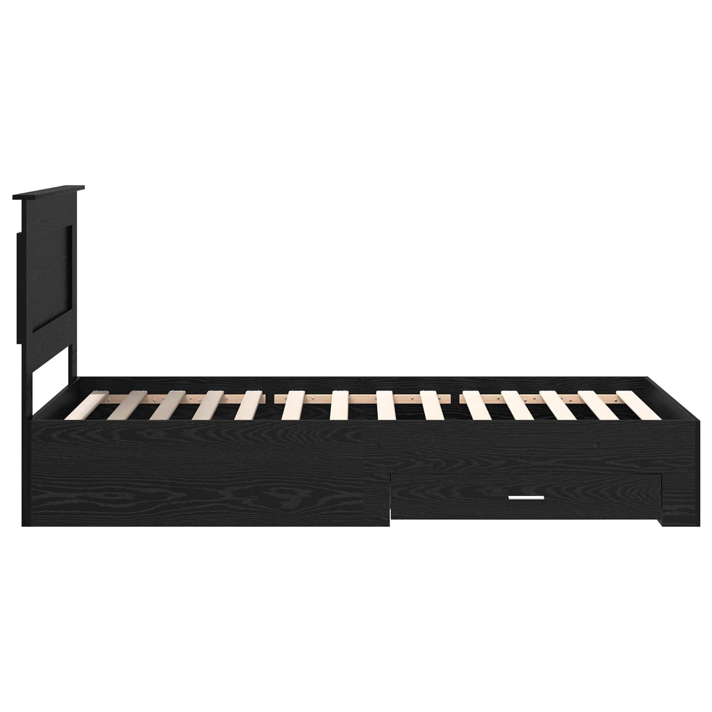 Bedframe met lade met hoofdeinde met opslag Bewerkt hout