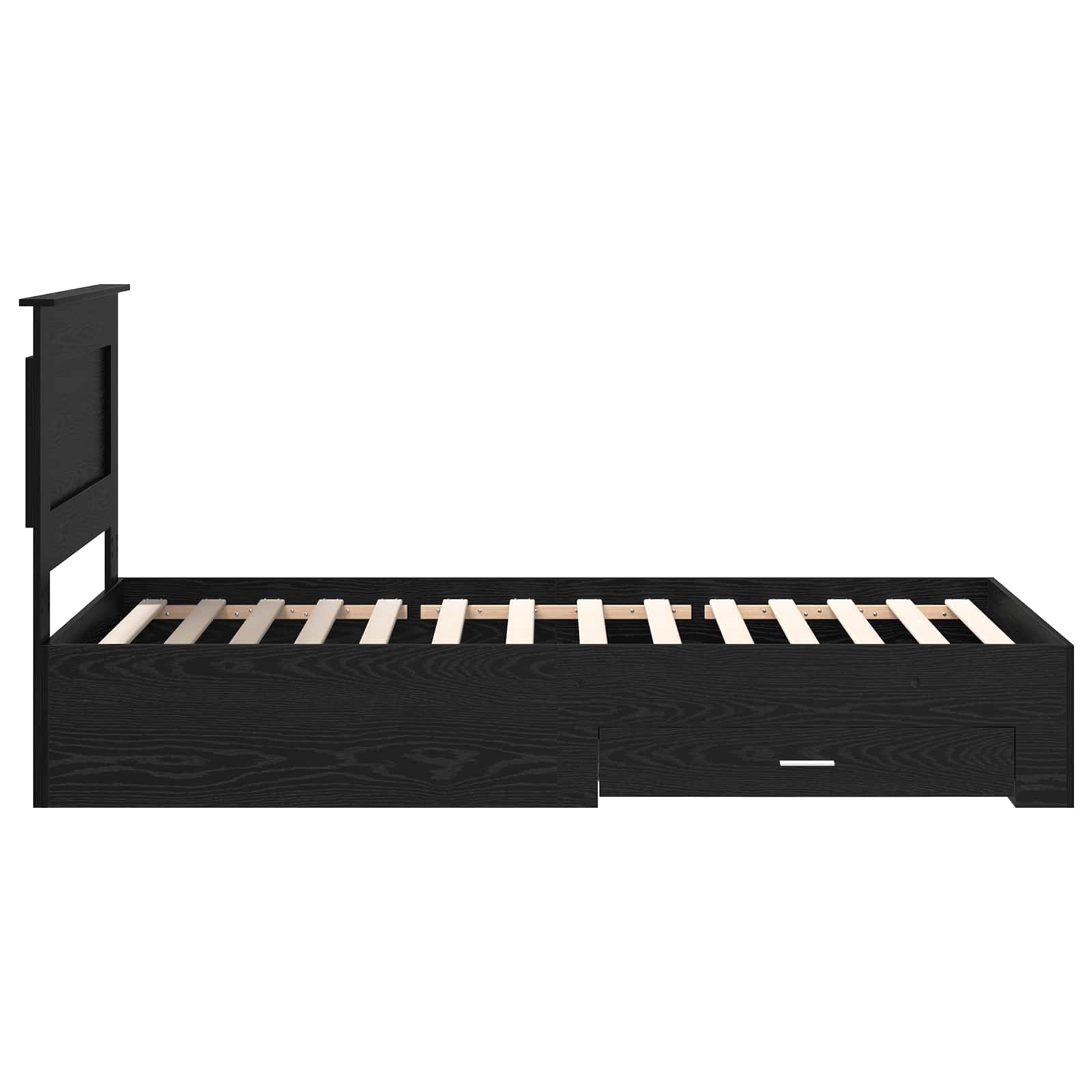 Bedframe met lade met hoofdeinde met opslag Bewerkt hout