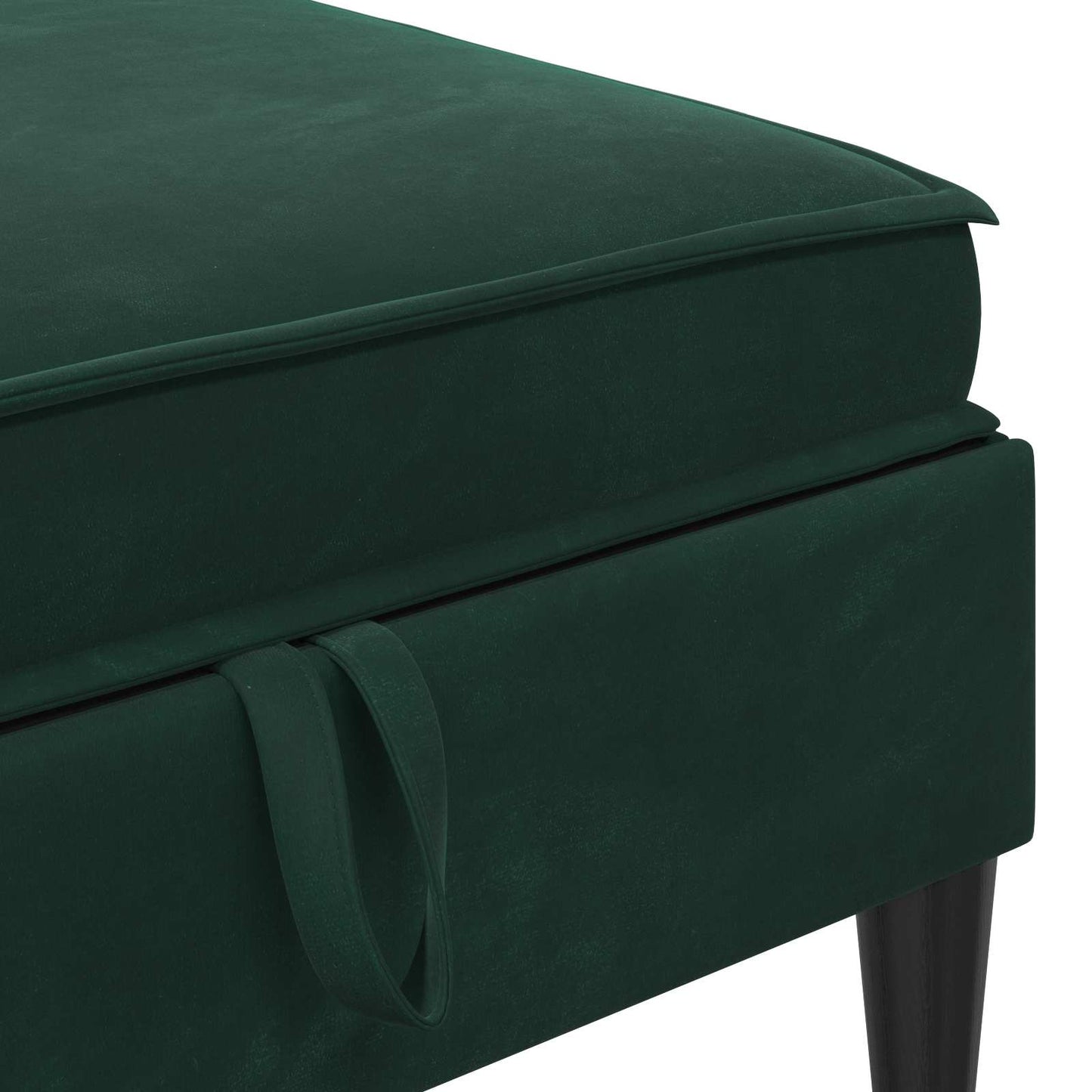 Woonkamer Meubelset met kussen 5 pcs Donkergroen Fluweel