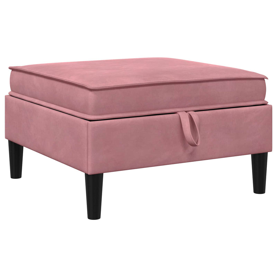 Woonkamer Meubelset met kussen met opslag 4 pcs Roze Fluweel