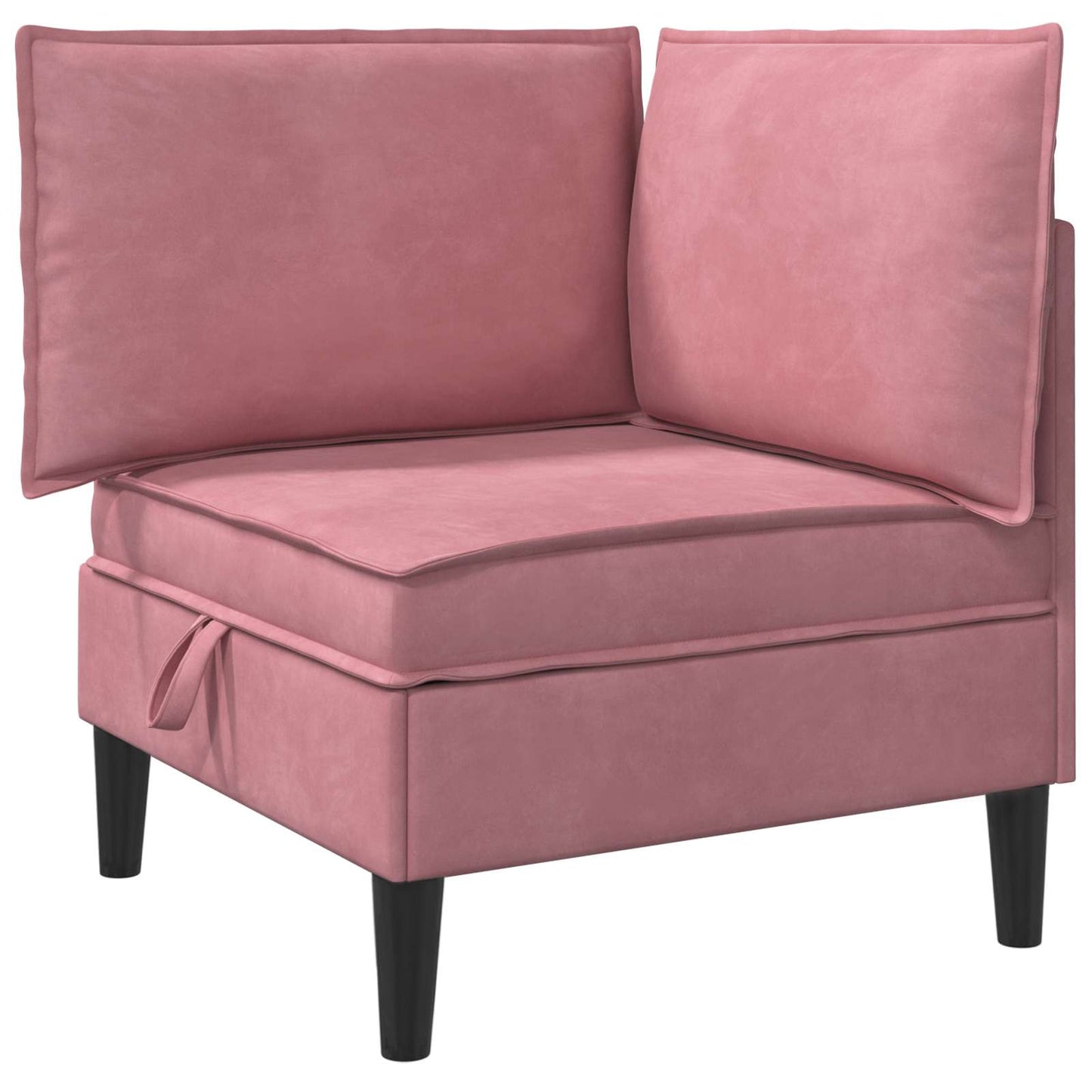 Woonkamer Meubelset met kussen met opslag 5 pcs Roze Fluweel