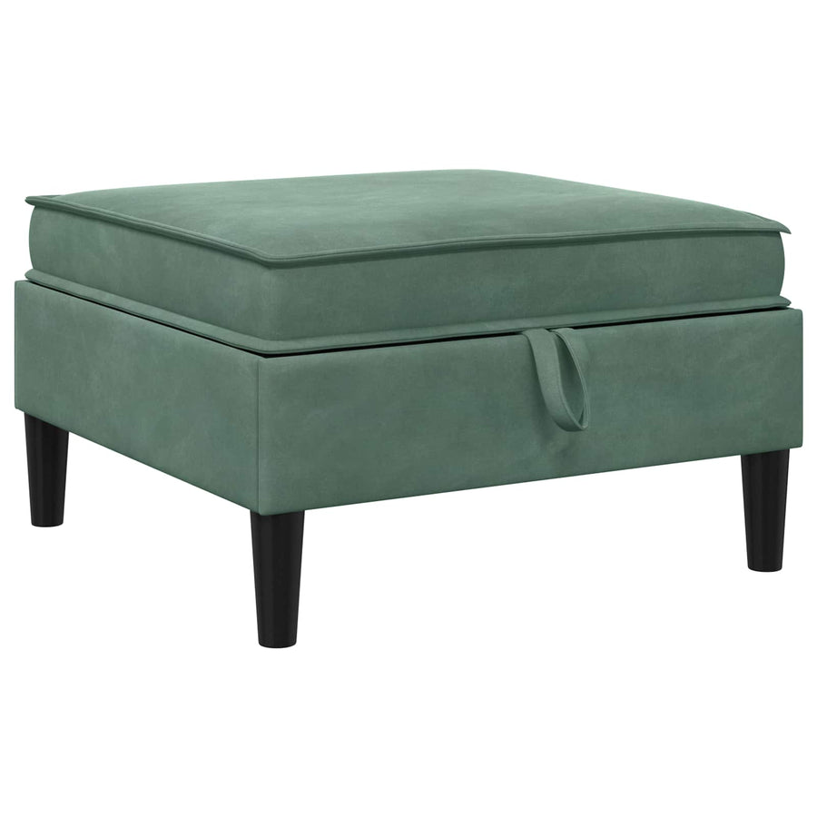Woonkamer Meubelset met kussen 4 pcs Zeegroen Fluweel