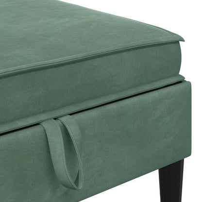 Woonkamer Meubelset met kussen 5 pcs Zeegroen Fluweel