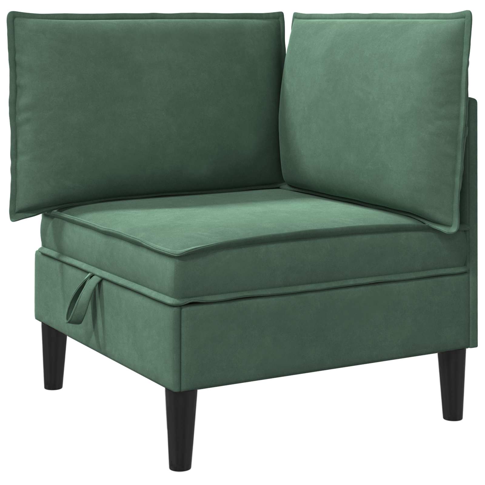 Woonkamer Meubelset met kussen 5 pcs Zeegroen Fluweel