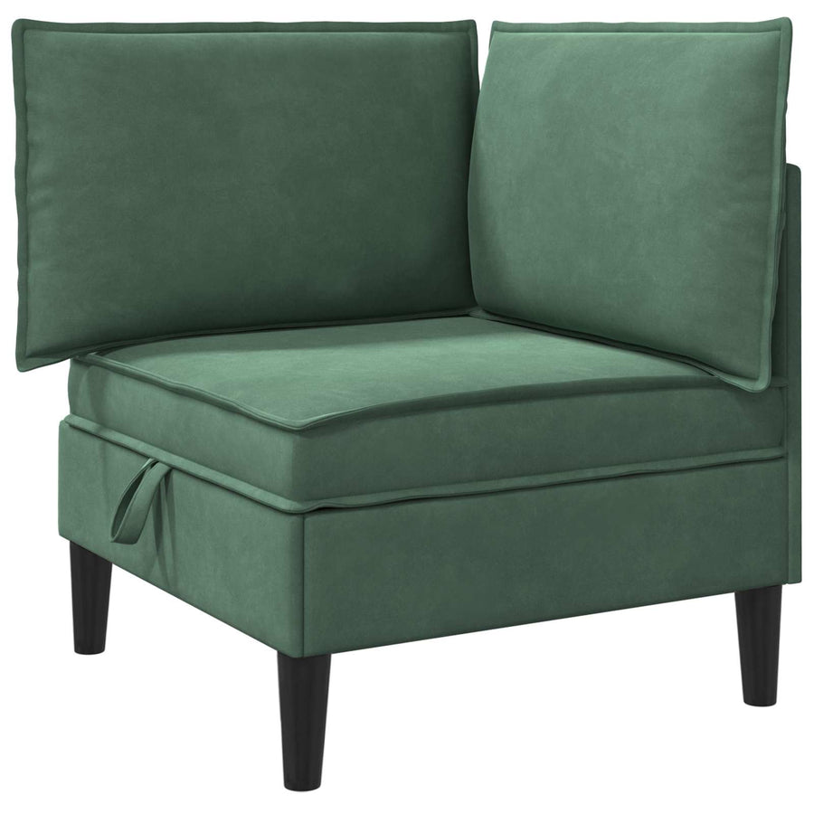 Woonkamer Meubelset met kussen 6 pcs Zeegroen Fluweel