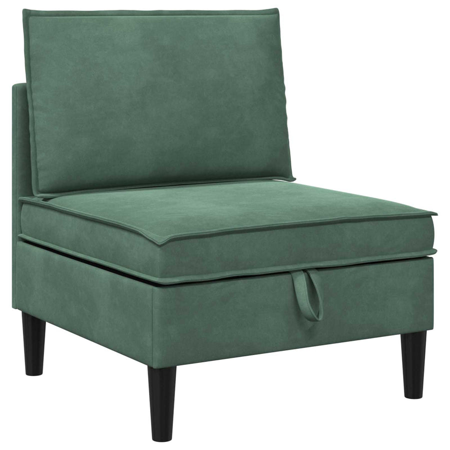 Woonkamer Meubelset met kussen 6 pcs Zeegroen Fluweel