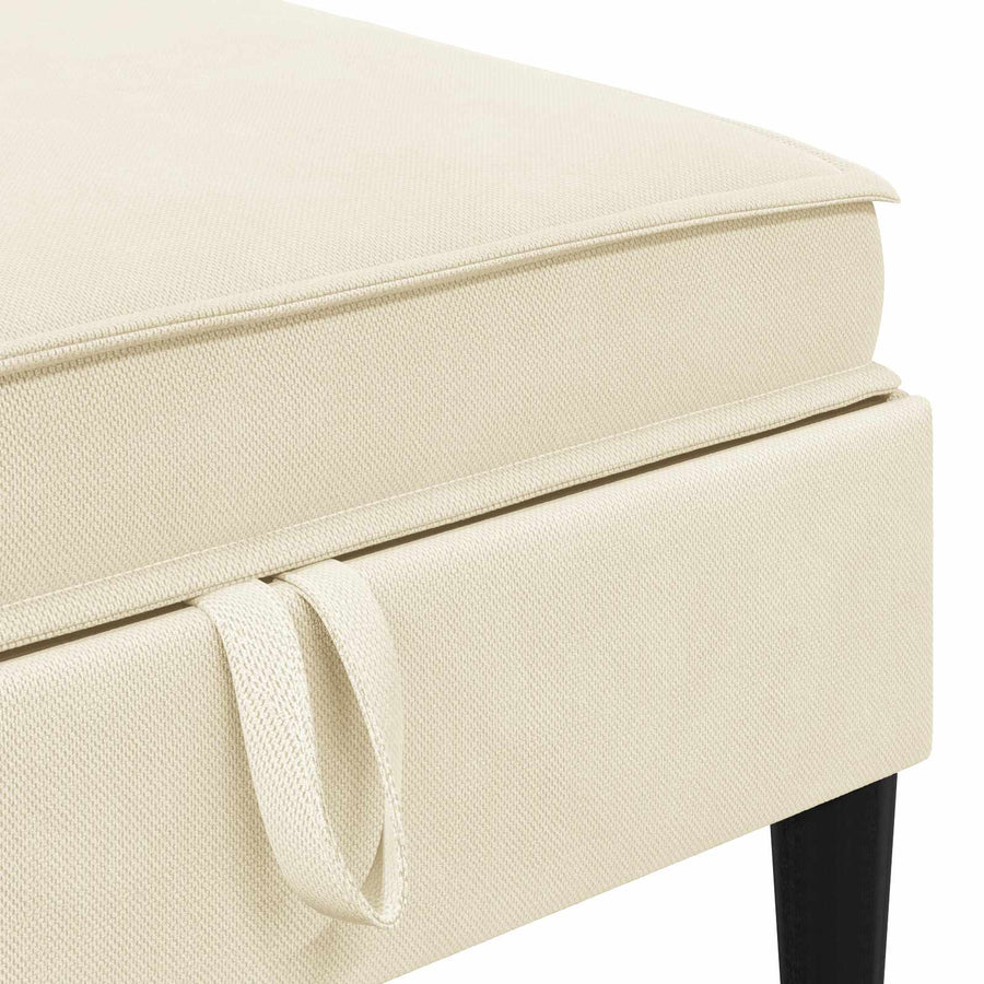 Woonkamer Meubelset 6 pcs Crèmekleurig Stof