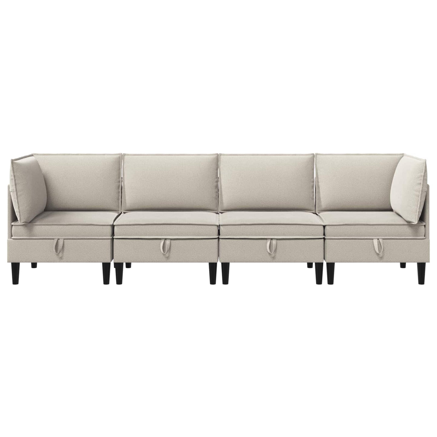 Woonkamer Meubelset 4 pcs Havermout Stof
