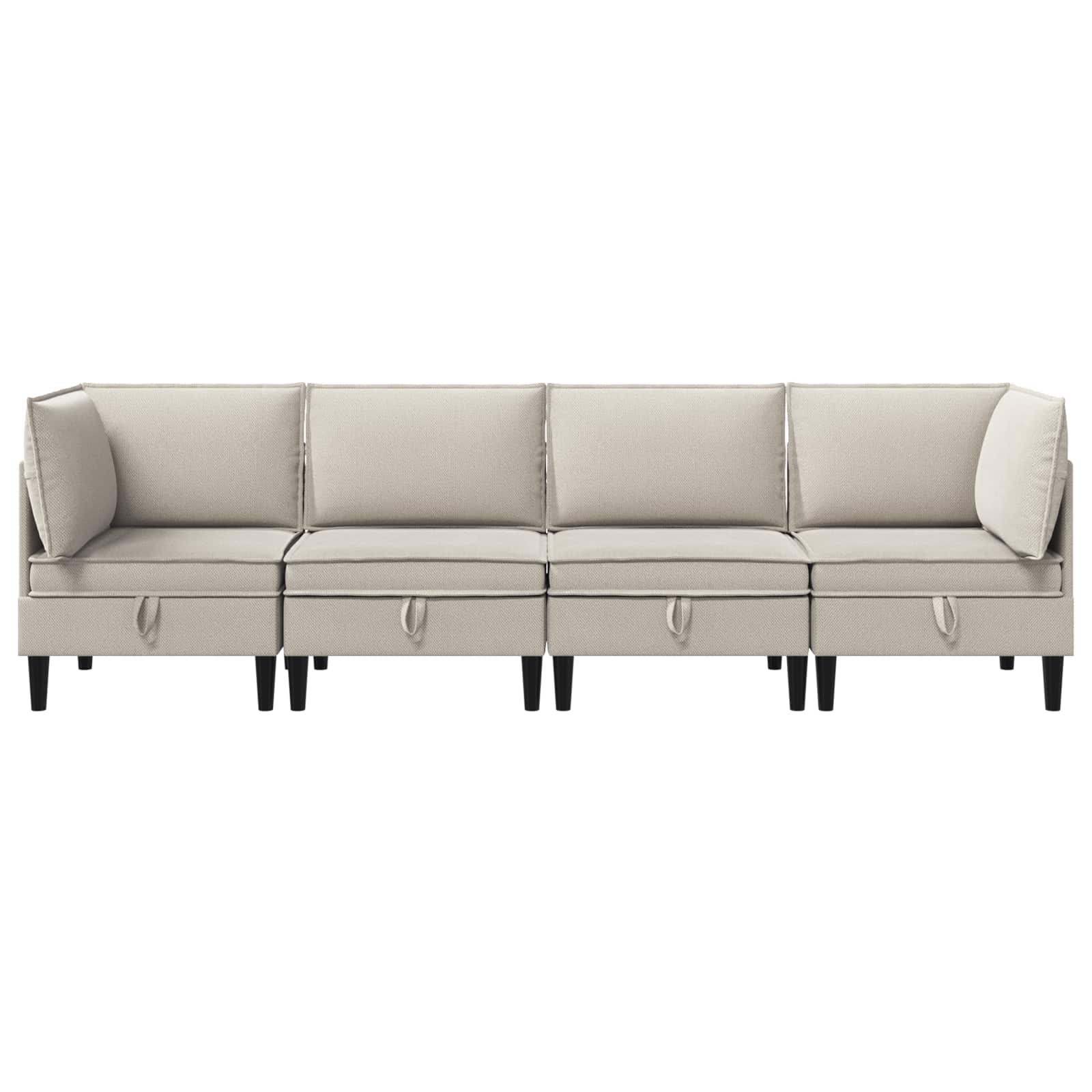 Woonkamer Meubelset 4 pcs Havermout Stof