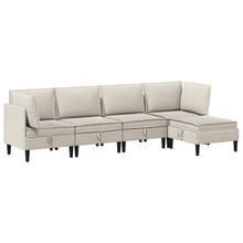 Woonkamer Meubelset 5 pcs Havermout Stof