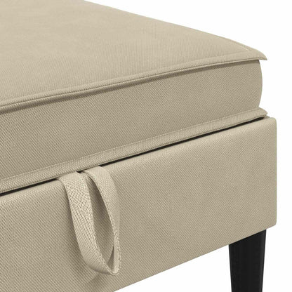Woonkamer Meubelset 5 pcs Zand Stof
