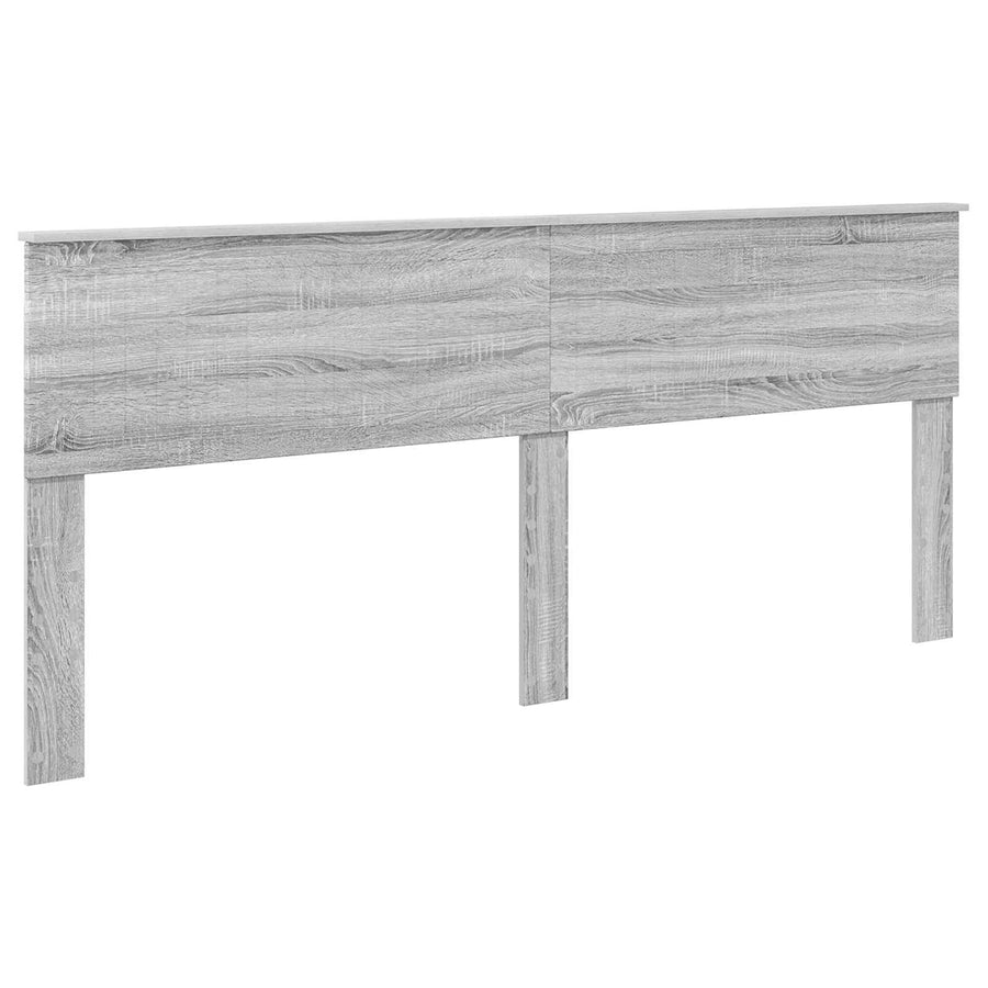 Bedframe Grijs Sonoma 200 x 200 cm Massief grenenhout